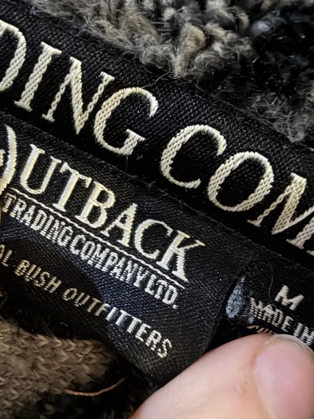 vintage 1990s black and grey sherpa fleece jacket